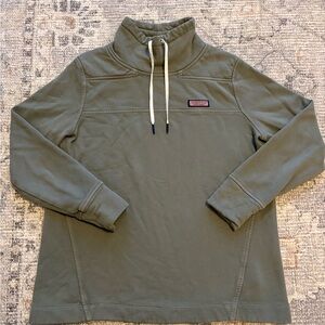 Vineyard Vines Funnel Neck Sweatshirt Shep Shirt - Women’s Size S - EUC